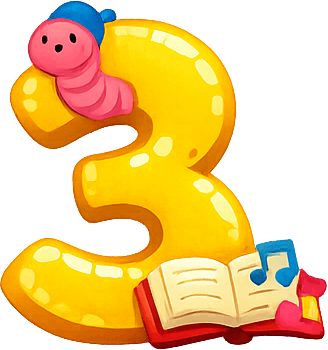 numero 3 Clases de Inglés para niños de 3 a 5 años en Bilbao